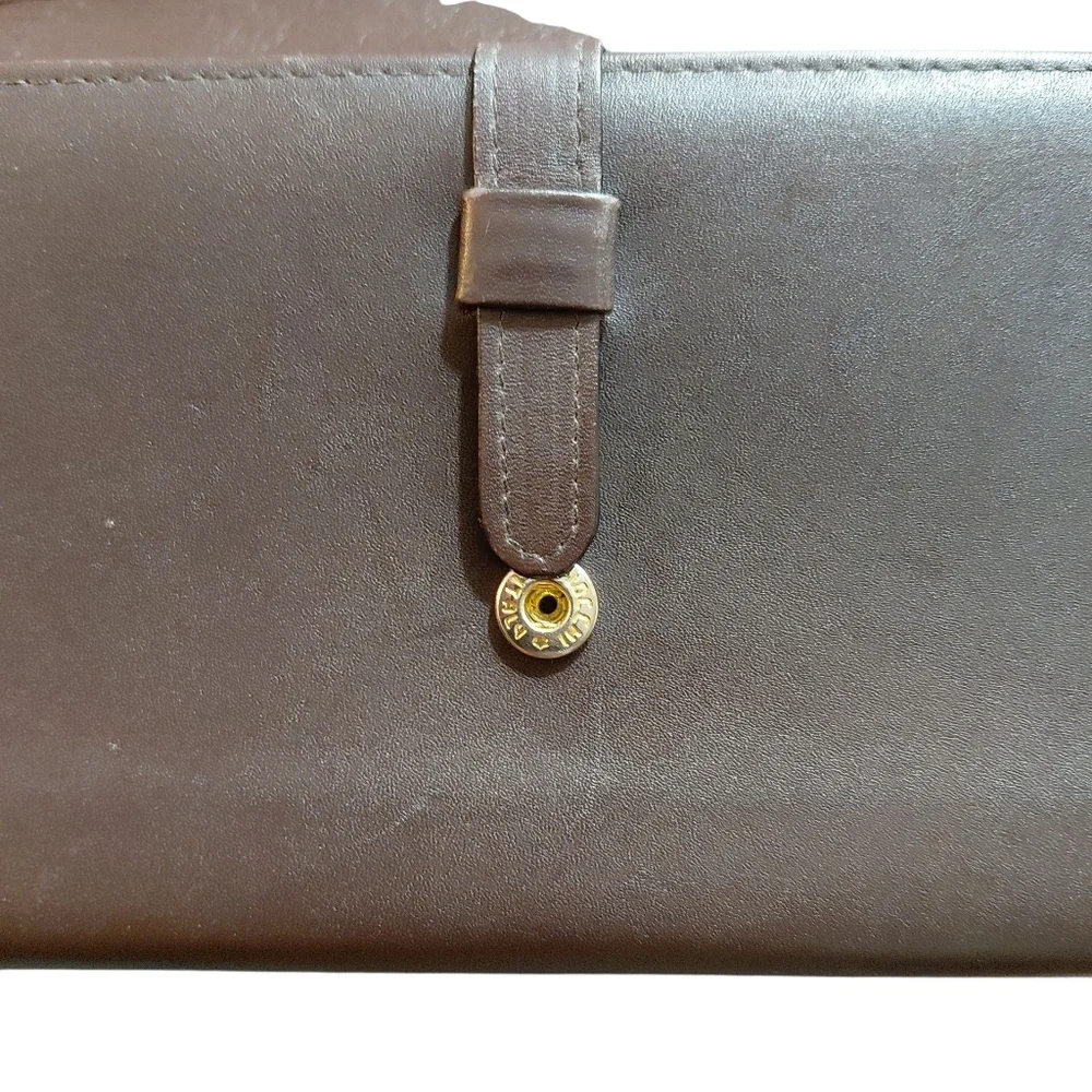 Coach Dark Brown Wallet Soft Leather Tri-fold Wallet - Picture 5 of 13